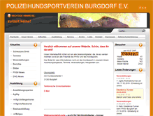 Tablet Screenshot of phsv-burgdorf.de